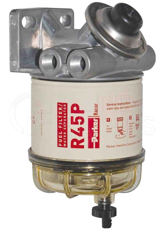 Racor 445R30. Fuel Filter Water Separator - Racor Spin-on Series. Part : 445R30.