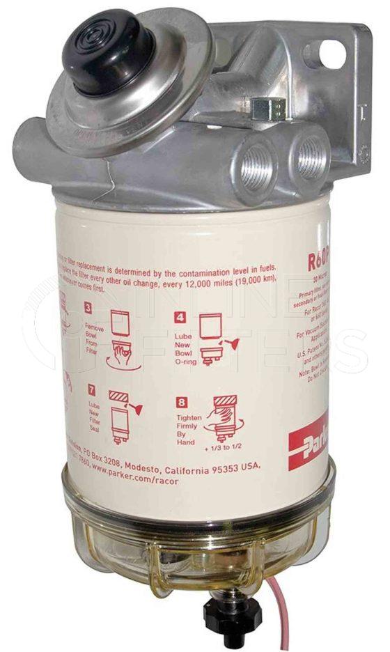 Racor 460R1230. Fuel Filter Water Separator - Racor Spin-on Series - 460R1230.