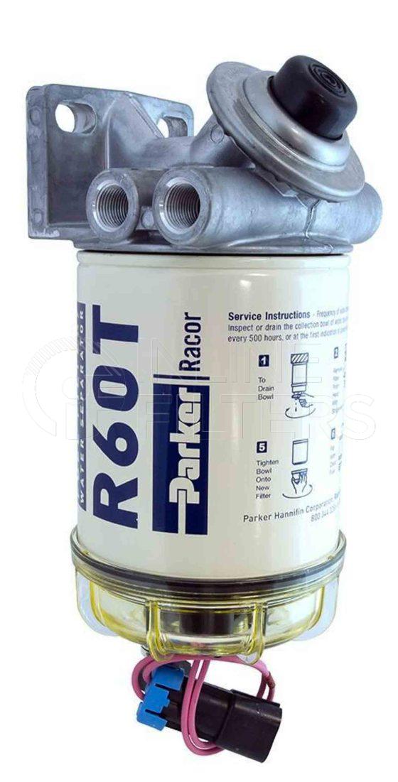 Racor 460R2410. Fuel Filter Water Separator - Racor Spin-on Series - 460R2410.