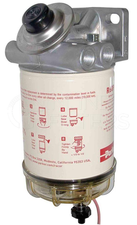 Racor 460R2430. Fuel Filter Water Separator - Racor Spin-on Series - 460R2430.