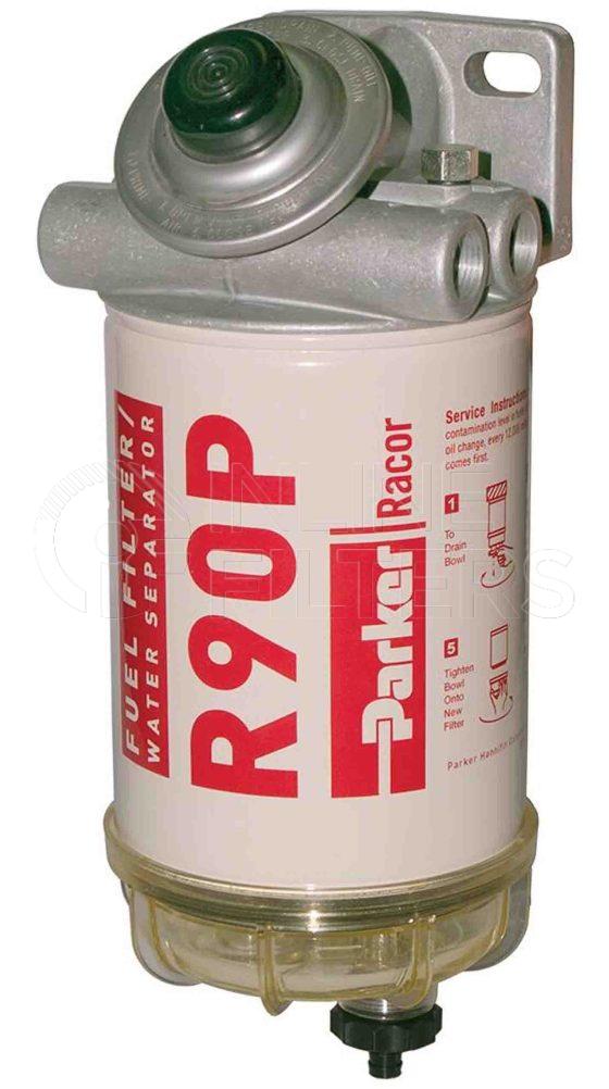 Racor 490R30MTC. Fuel Filter Water Separator - Racor Spin-on Series - 490R30MTC.