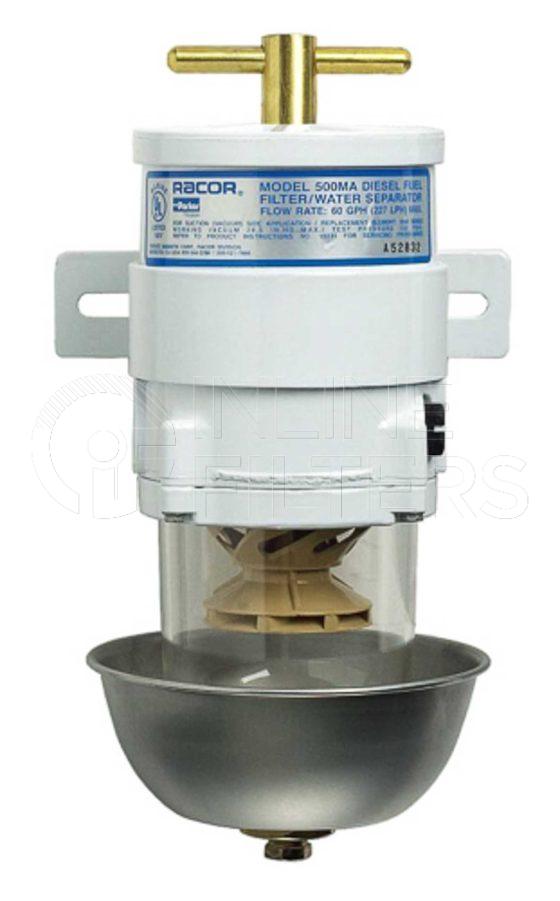 Racor 500MA2. Marine Fuel Filter Water Separator - Racor Turbine Series - 500MA2.
