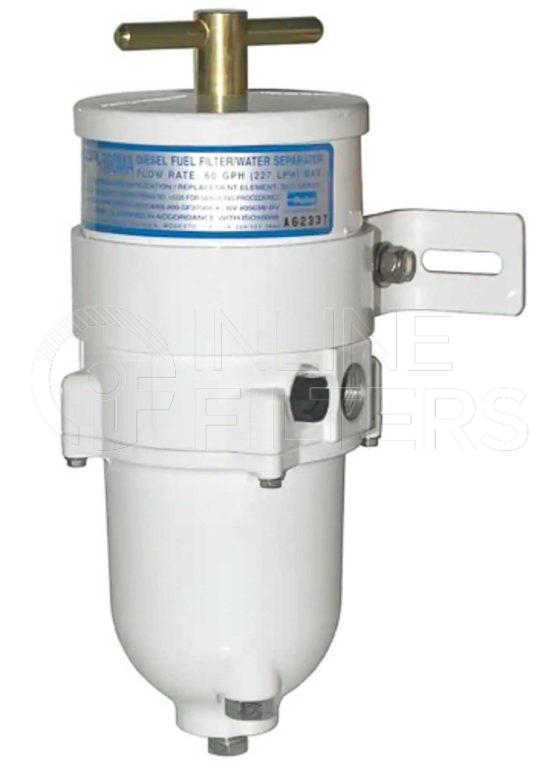 Racor 500MAM10. Marine Fuel Filter Water Separator - Racor Turbine Series - 500MAM10.