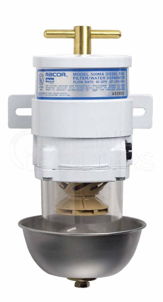 Racor 503MA10. Marine Fuel Filter Water Separator - Racor Turbine Series - 503MA10.