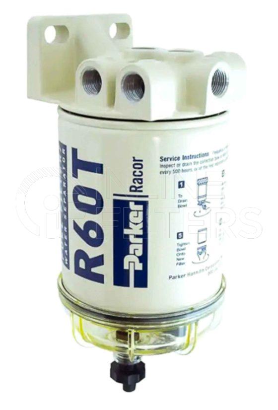 Racor 660R10. Fuel Filter Water Separator - Racor Spin-on Series - 660R10.