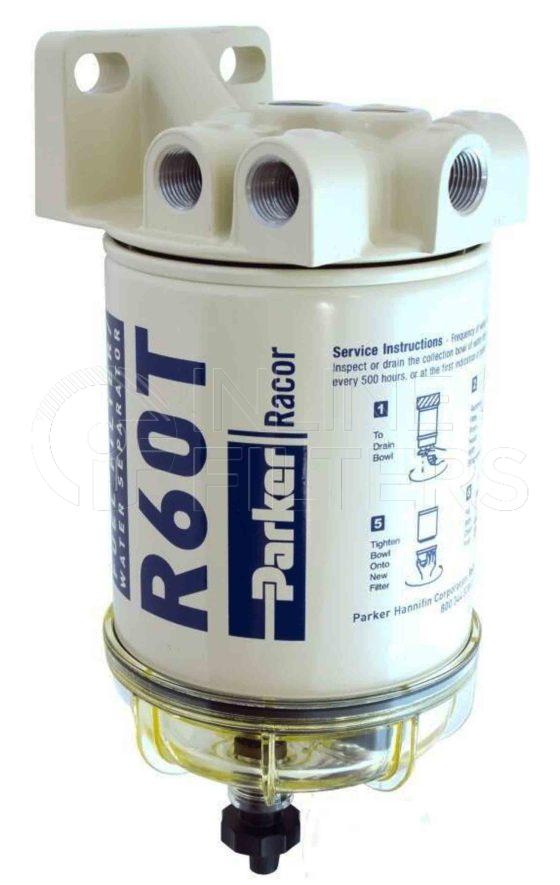 Racor 660R10MTC. Fuel Filter Water Separator - Racor Spin-on Series - 660R10MTC.