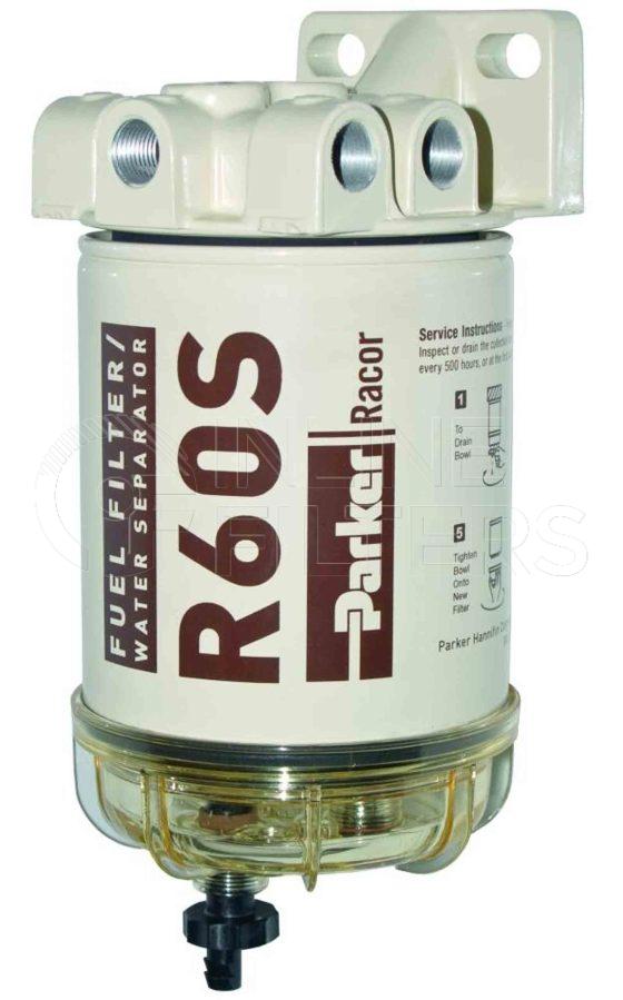 Racor 660R2MTC. Fuel Filter Water Separator - Racor Spin-on Series - 660R2MTC.