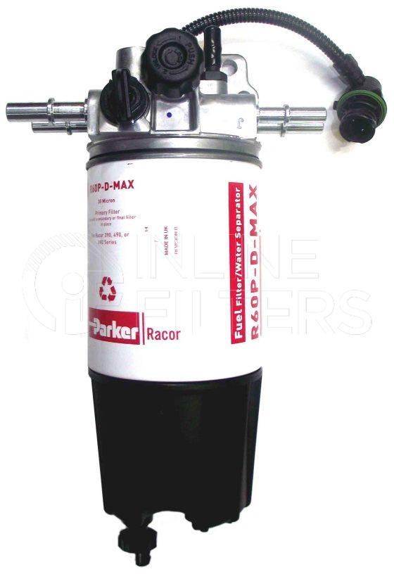 Racor MD5760DTV30RCR02. Fuel Filter Water Separator - Racor Spin-on Series - MD5760DTV30RCR02.