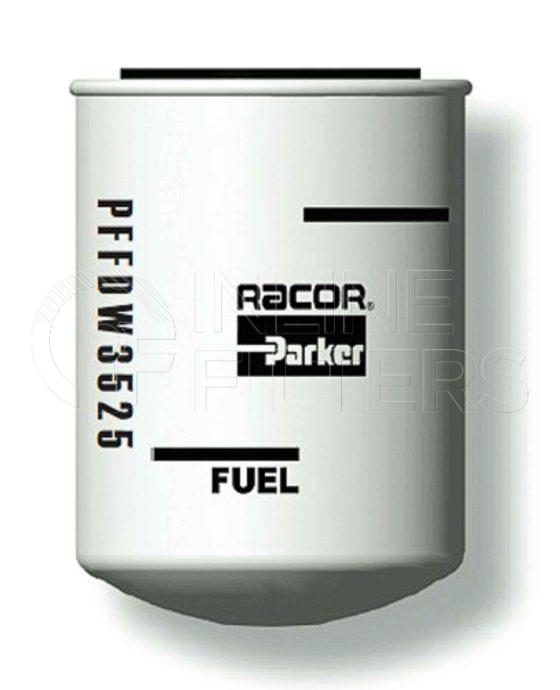Racor PFFDW3525. In-Fuel Disp. FLTR/WTR R'MVING.