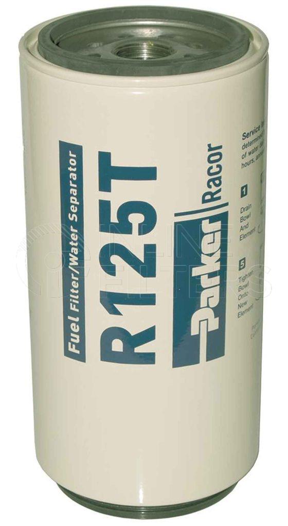 Racor R125T. Replacement Cartridge Filter Elements - Racor Spin-on Series - R125T.
