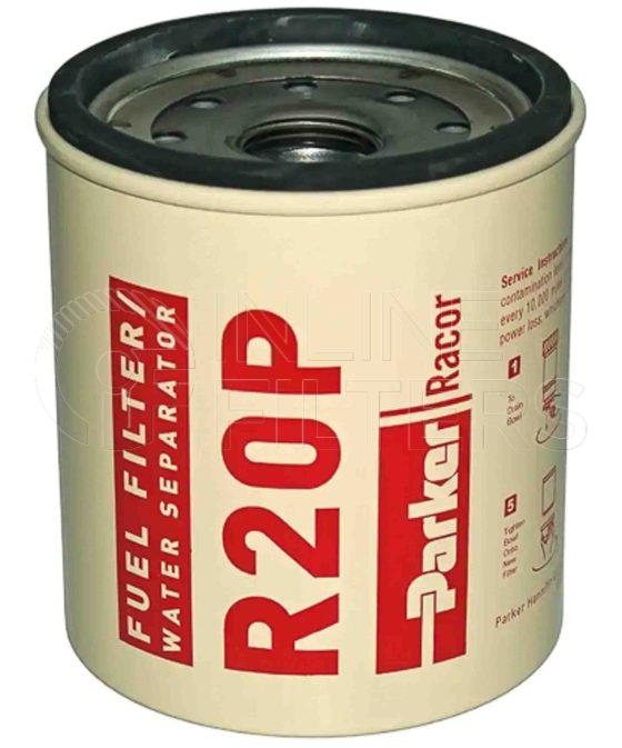 Racor R20P. Replacement Cartridge Filter Elements - Racor Spin-on Series - R20P.
