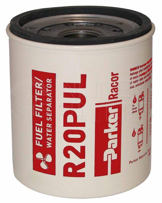 Racor R20PUL. Marine Replacement Cartridge Filter Elements - Racor Marine Spin-on Series - R20PUL.