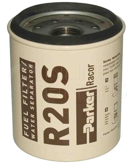 Racor R20S. Replacement Cartridge Filter Elements - Racor Spin-on Series - R20S.