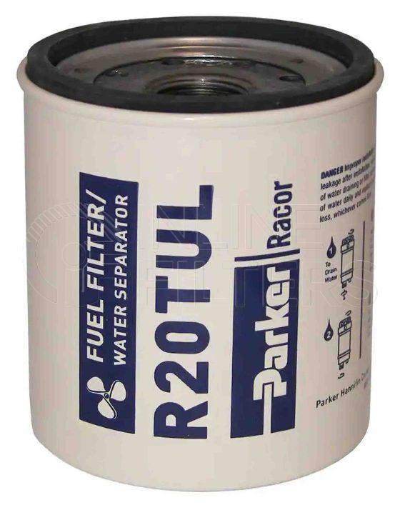 Racor R20TUL. Marine Replacement Cartridge Filter Elements - Racor Marine Spin-on Series - R20TUL.