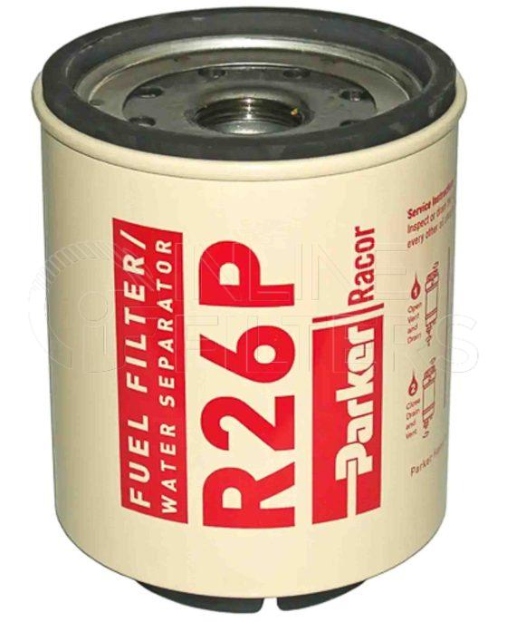 Racor R26P. Replacement Cartridge Filter Elements - Racor Spin-on Series - R26P.