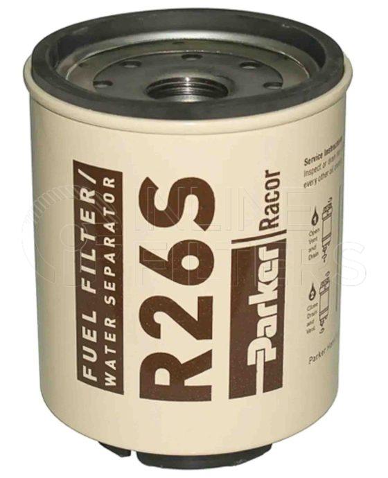 Racor R26S. Replacement Cartridge Filter Elements - Racor Spin-on Series - R26S.
