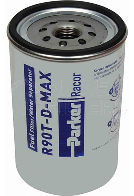 Racor R90P-D-MAX. Replacement Cartridge Filter Elements - Racor Spin-on Series - R90P-D-MAX.