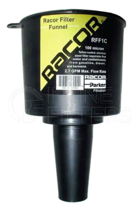 Racor RFF1C. Fuel Filter Funnel - Racor RFF Series - RFF1C.