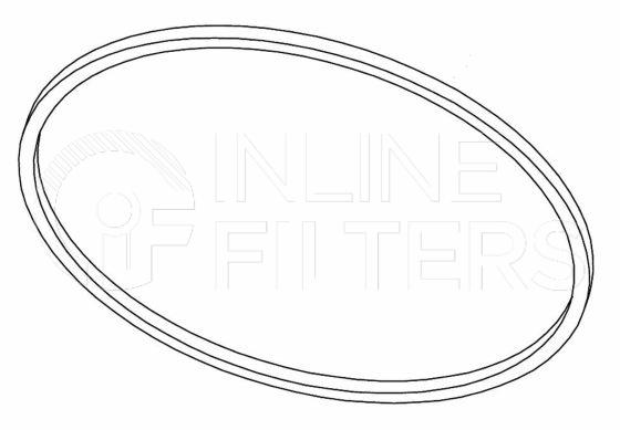 Racor RK11007. Replacement Parts and Kits - Racor Turbine Series - RK11007. Lid/Bowl Gasket for 900/1000 (All).