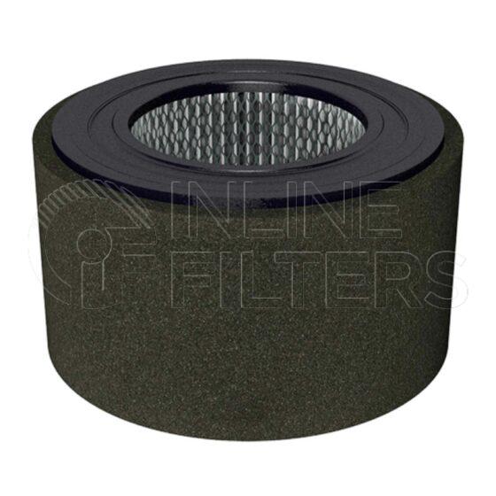 Solberg 35P. Air Filter Product – Brand Specific Solberg – Elements Polyester Product Replacement filter element Type Polyester with prefilter