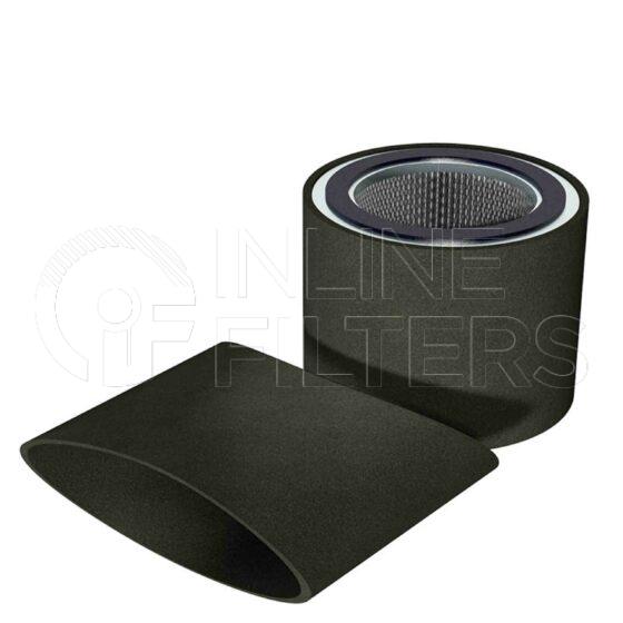 Solberg PF14. Air Filter Product – Brand Specific Solberg – Wraps Foam Outer Product Replacement Foam outer wrap